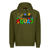 Army Green support squad Premium Hoodie - JahusDesignShop