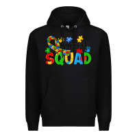 Black support squad Premium Hoodie - JahusDesignShop