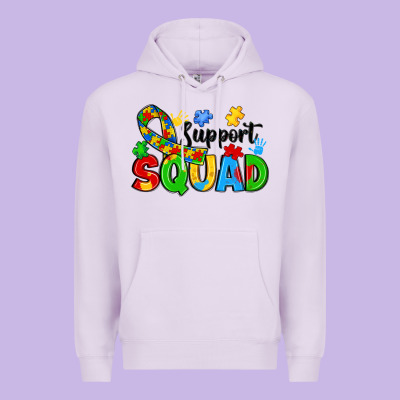 Support Squad Premium Hoodie Designed By Jahusdesignshop
