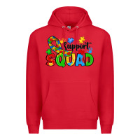 Red support squad Premium Hoodie - JahusDesignShop