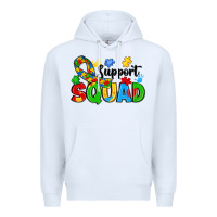 White support squad Premium Hoodie - JahusDesignShop