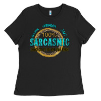 Black all day everyday 247 100 sarcasmic sarcasm is in m Ladies Tee - Zillion Design Studio