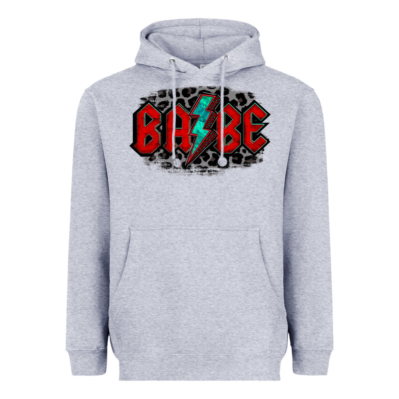 Lightning Bolt Babe Heavyweight Hoodie by Jasminsmagicworld | Teevron