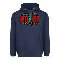Navy lightning bolt babe Heavyweight Hoodie - Jasminsmagicworld