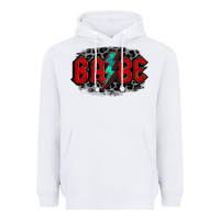 White lightning bolt babe Heavyweight Hoodie - Jasminsmagicworld
