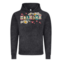 Vintage Black daisy grandma Vintage Hoodie - AdoDesignShop