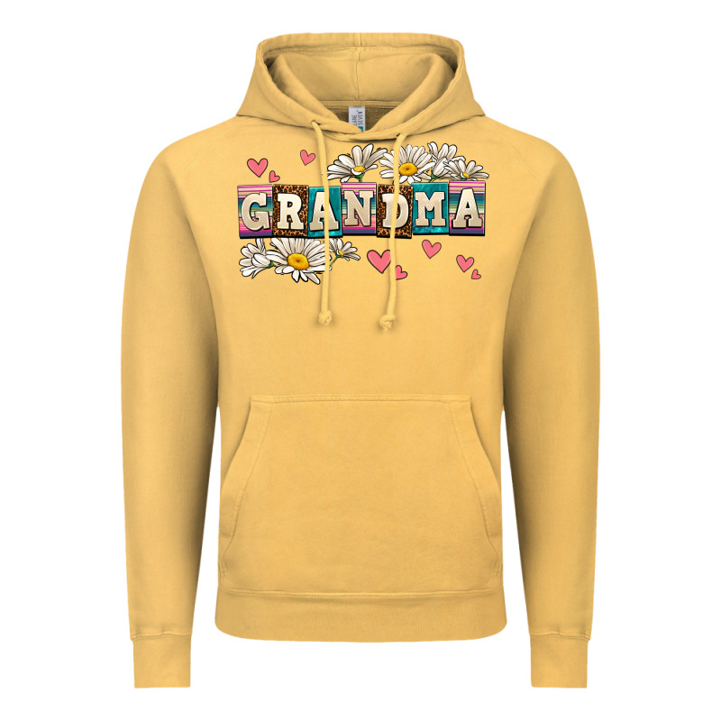 Daisy Grandma Vintage Hoodie by AdoDesignShop | Teevron