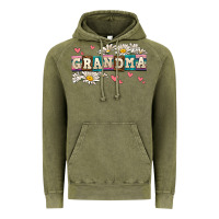 Vintage Olive daisy grandma Vintage Hoodie - AdoDesignShop