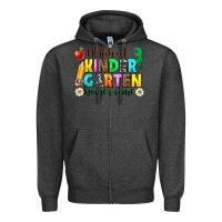 Charcoal Heather watch kindergarten home is come Zipper Hoodie - NancyCooperArtShop