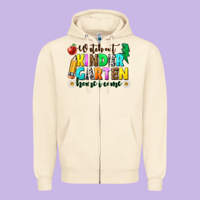 Watch Kindergarten Home Is Come Zipper Hoodie Designed By Nancycooperartshop