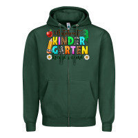 Sports Green watch kindergarten home is come Zipper Hoodie - NancyCooperArtShop