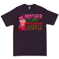 Mother Hustler Wt A Side Of Coffee Premium Tee | Teevron