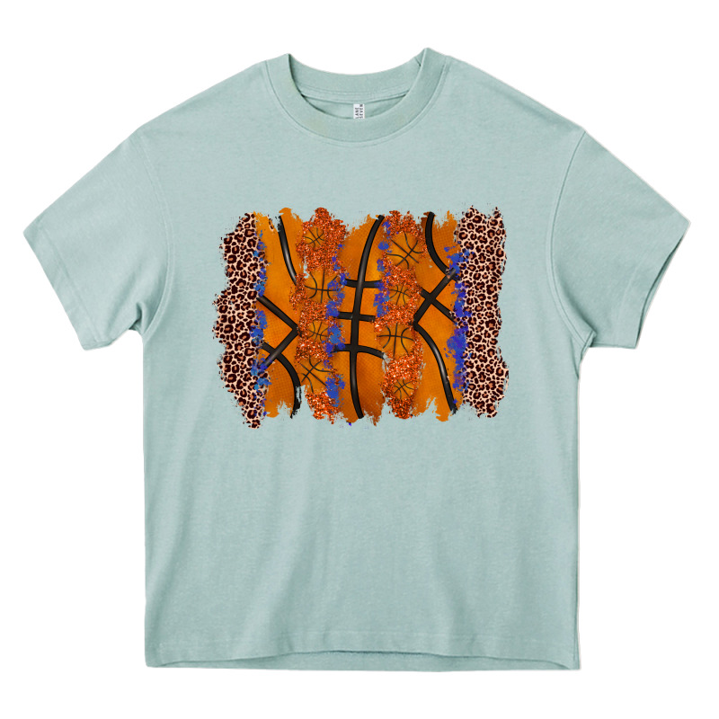 Basketball Brushstroke Heavy Core Tee by Zillion Design Studio | Teevron