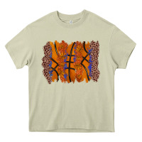 Mossy basketball brushstroke Heavy Core Tee - Zillion Design Studio