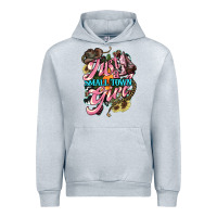 Heather Grey Just a small town girl Urban Hoodie - HowdyJamesFarm