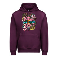 Mauve Wine Just a small town girl Urban Hoodie - HowdyJamesFarm