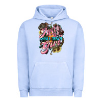 Pigment Grape Ice Just a small town girl Urban Hoodie - HowdyJamesFarm