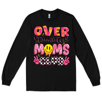Black over stimulated moms club Long Sleeve Tee - JahusDesignShop