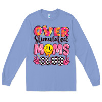 Colony Blue over stimulated moms club Long Sleeve Tee - JahusDesignShop