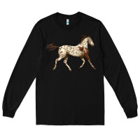 Black Appaloosa Horse Long Sleeve Tee - LillyAllenDesigns