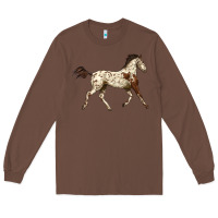 Chestnut Appaloosa Horse Long Sleeve Tee - LillyAllenDesigns