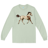 Matcha Appaloosa Horse Long Sleeve Tee - LillyAllenDesigns