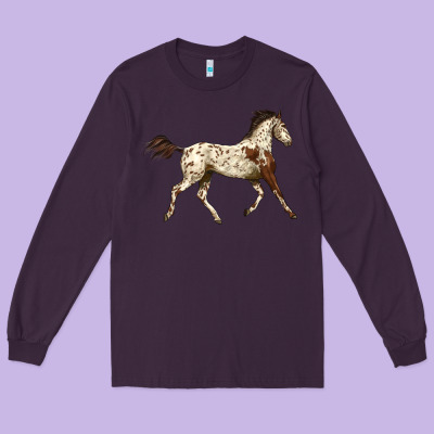 Appaloosa Horse Long Sleeve Tee Designed By Lillyallendesigns