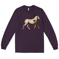 Plum Appaloosa Horse Long Sleeve Tee - LillyAllenDesigns