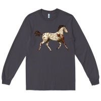 Smoke Appaloosa Horse Long Sleeve Tee - LillyAllenDesigns