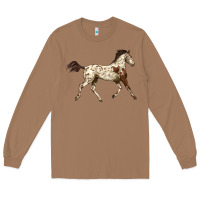Toasted Coconut Appaloosa Horse Long Sleeve Tee - LillyAllenDesigns
