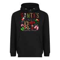 Black santa's favorite rt respiratory therapist Heavyweight Hoodie - Jasminsmagicworld