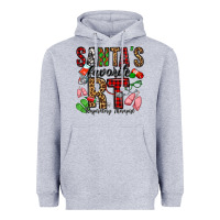 Heather Grey santa's favorite rt respiratory therapist Heavyweight Hoodie - Jasminsmagicworld