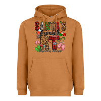 Meerkat santa's favorite rt respiratory therapist Heavyweight Hoodie - Jasminsmagicworld