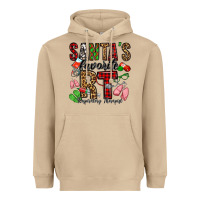 Mushroom santa's favorite rt respiratory therapist Heavyweight Hoodie - Jasminsmagicworld