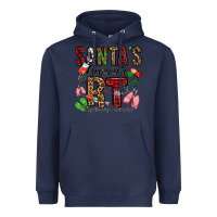 Navy santa's favorite rt respiratory therapist Heavyweight Hoodie - Jasminsmagicworld