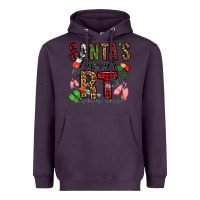 Plum santa's favorite rt respiratory therapist Heavyweight Hoodie - Jasminsmagicworld