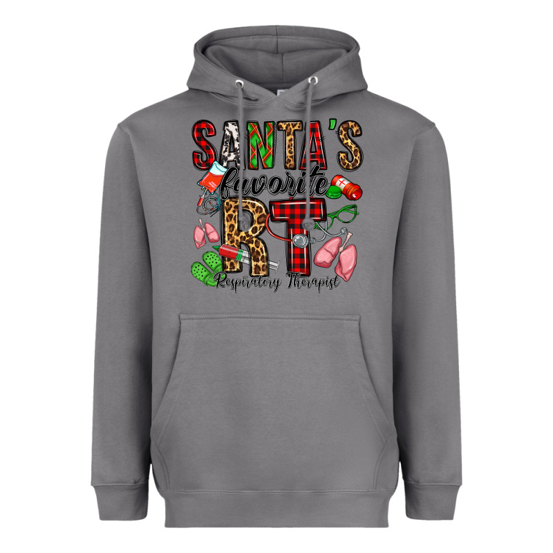 Santa's Favorite Rt Respiratory Therapist Heavyweight Hoodie by Jasminsmagicworld | Teevron