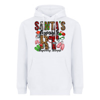 White santa's favorite rt respiratory therapist Heavyweight Hoodie - Jasminsmagicworld