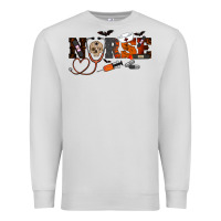 Dove Grey Halloween Nurse Premium Sweatshirt - RanaPortraitStore