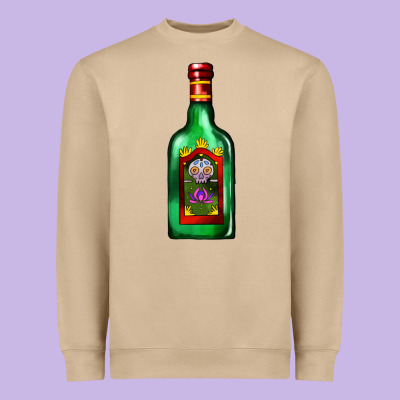 Tequila Bottle Heavyweight Sweatshirt Designed By Adodesignshop