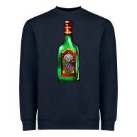 Navy tequila bottle Heavyweight Sweatshirt - AdoDesignShop