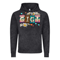 Vintage Black daisy gıgı Vintage Hoodie - AdoDesignShop