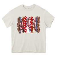 Cream baseball brushstroke Heavy Core Tee - Zillion Design Studio
