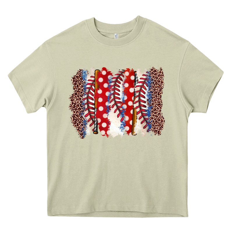Baseball Brushstroke Heavy Core Tee by Zillion Design Studio | Teevron