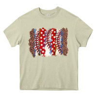 Mossy baseball brushstroke Heavy Core Tee - Zillion Design Studio