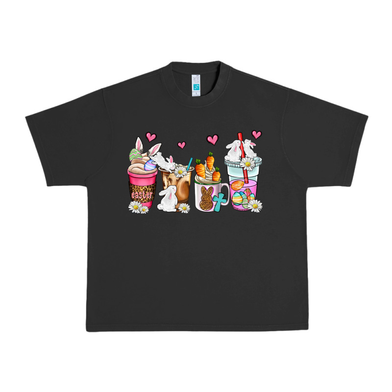 Easter Coffee Cups Urban Heavy Tee by AdoDesignShop | Teevron