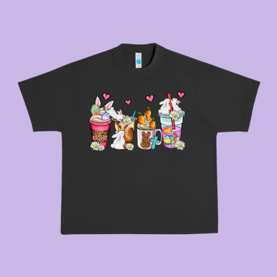 Easter Coffee Cups Urban Heavy Tee Designed By Adodesignshop