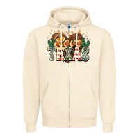 Sandshell love texas Zipper Hoodie - NancyCooperArtShop