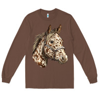 Chestnut appaloosa horse Long Sleeve Tee - LillyAllenDesigns