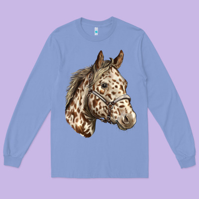 Appaloosa Horse Long Sleeve Tee Designed By Lillyallendesigns
